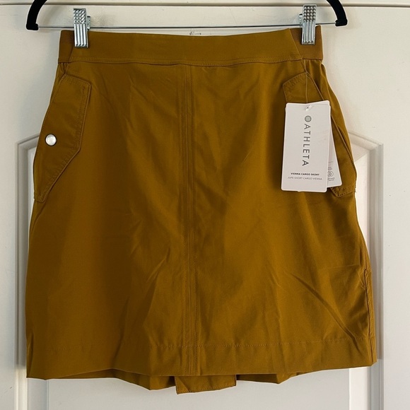 Athleta Vienna Cargo Skort Mustard - 6 - Picture 3 of 5